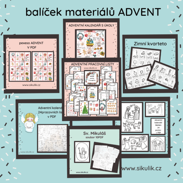 BALÍČEK MATERIÁLŮ ADVENT