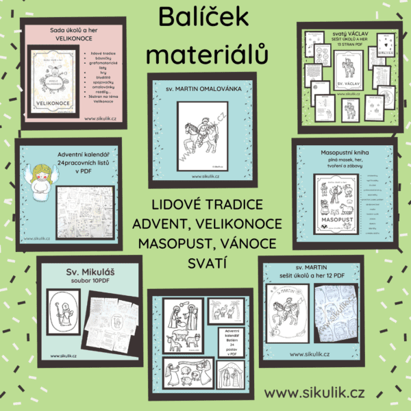 BALÍČEK MATERIÁLŮ LIDOVÉ TRADICE
