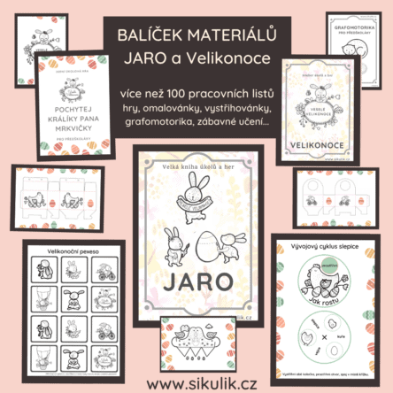 Velký Balík materiálů JARO a VELIKONOCE