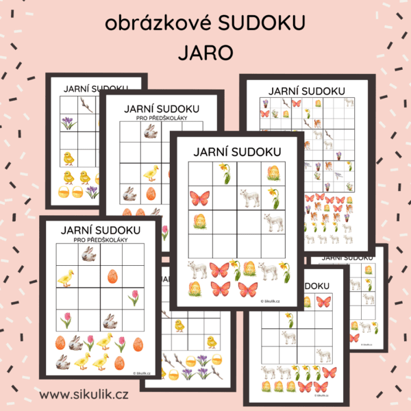 Jarní obrázkové sudoku