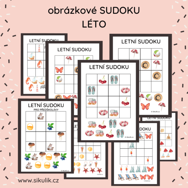 OBRÁZKOVÉ SUDOKU LÉTO