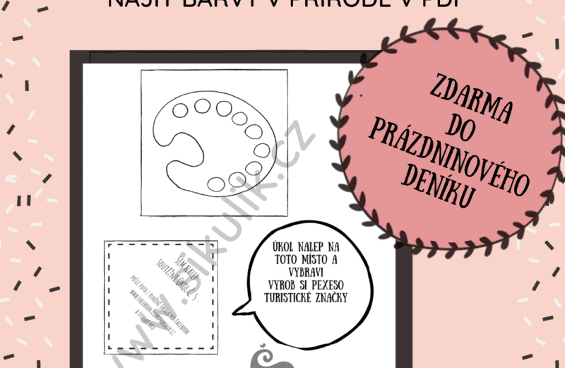 5. úkol do prázdninového deníku Paletka přírody