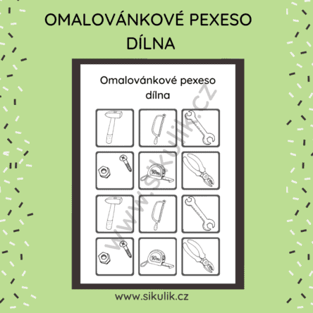OMALOVÁNKOVÉ PEXESO DÍLNA