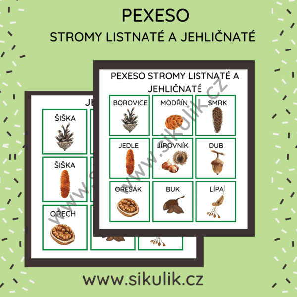 PEXESO PLODY STROMŮ