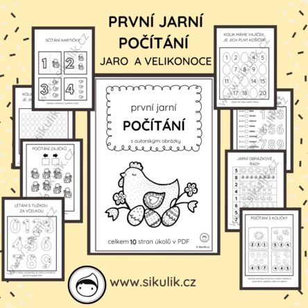 PRVNÍ JARNÍ POČÍTÁNÍ JARO A VELIKONOCE