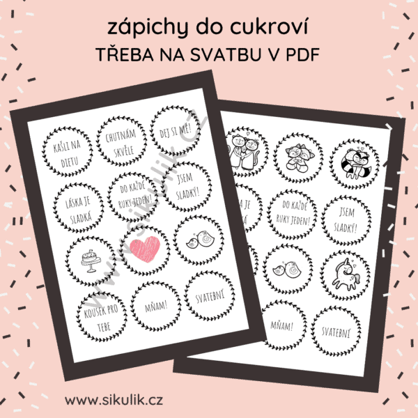Zápichy do cukroví