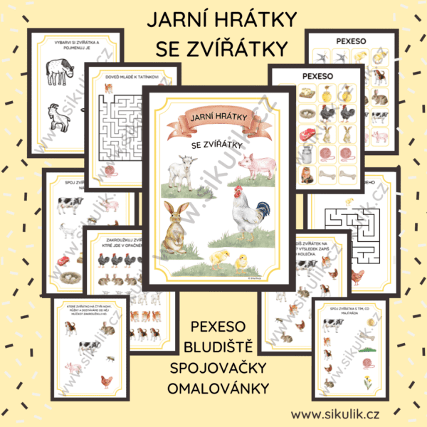 Jarní hrátky se zvířátky