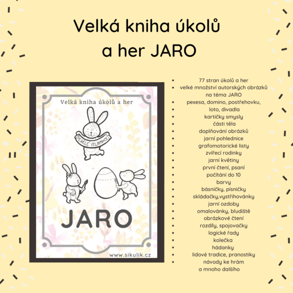 Velká kniha úkolů a her JARO