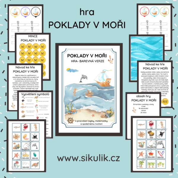 POKLADY V MOŘI - BAREVNÁ VERZE hry