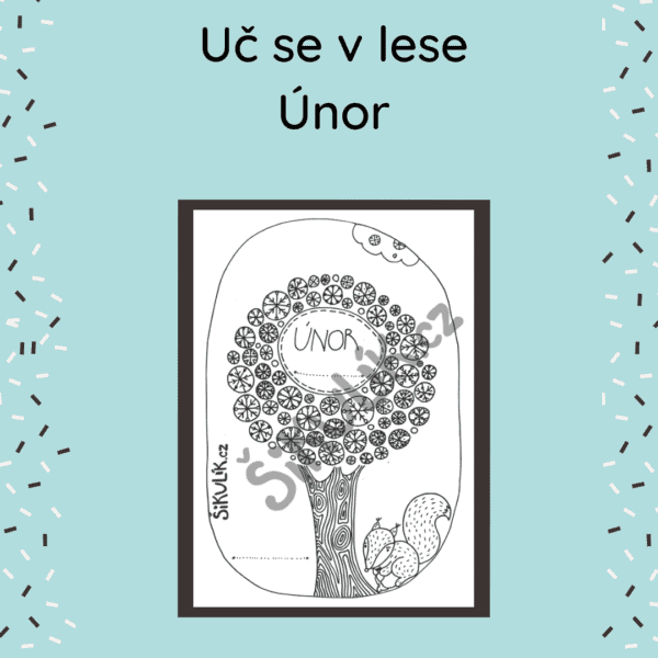 Uč se v lese Únor